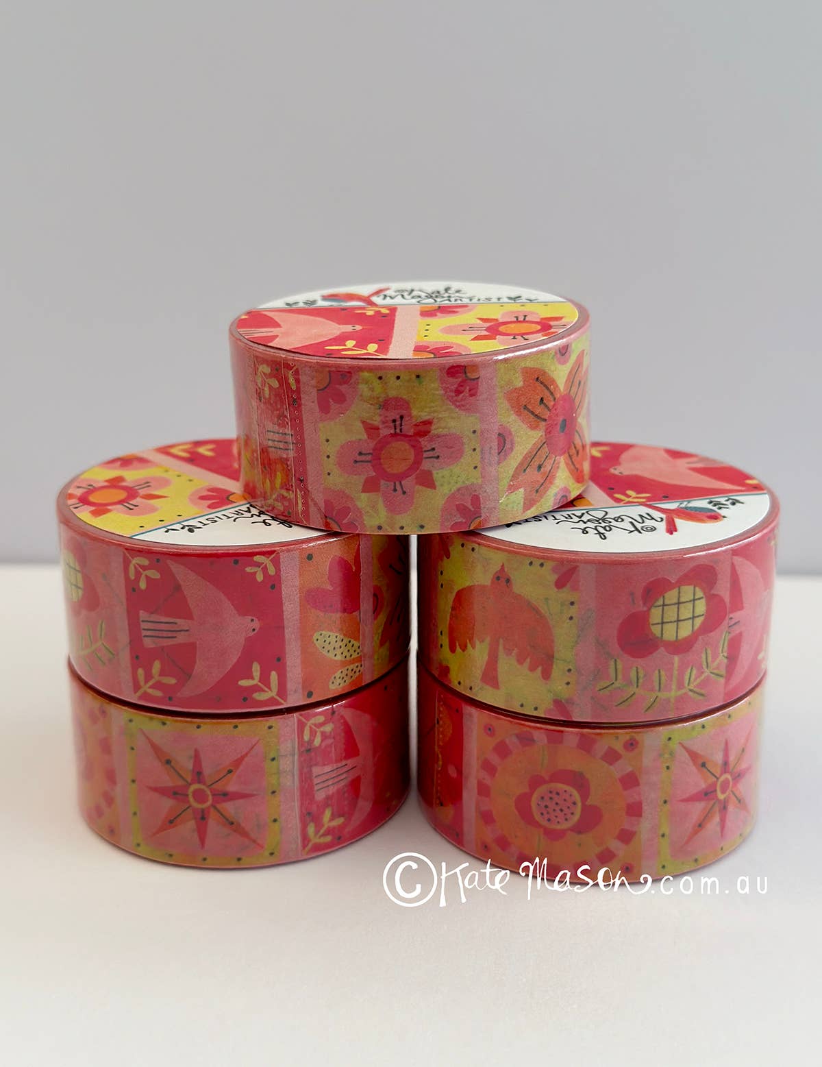 Folk Patchwork Washi Tape | Kate Mason Artist