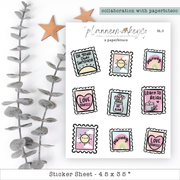 Self Love Positivity Stamp Stickers | Planner Monkey Co