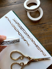 Branches Washi Tape, 10mm by The Creeping Moon | Papertail Fox