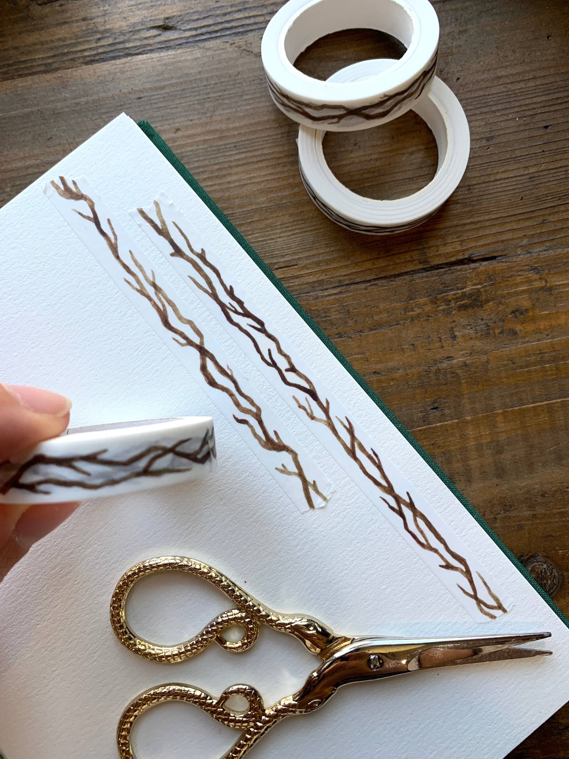 Branches Washi Tape, 10mm by The Creeping Moon | Papertail Fox