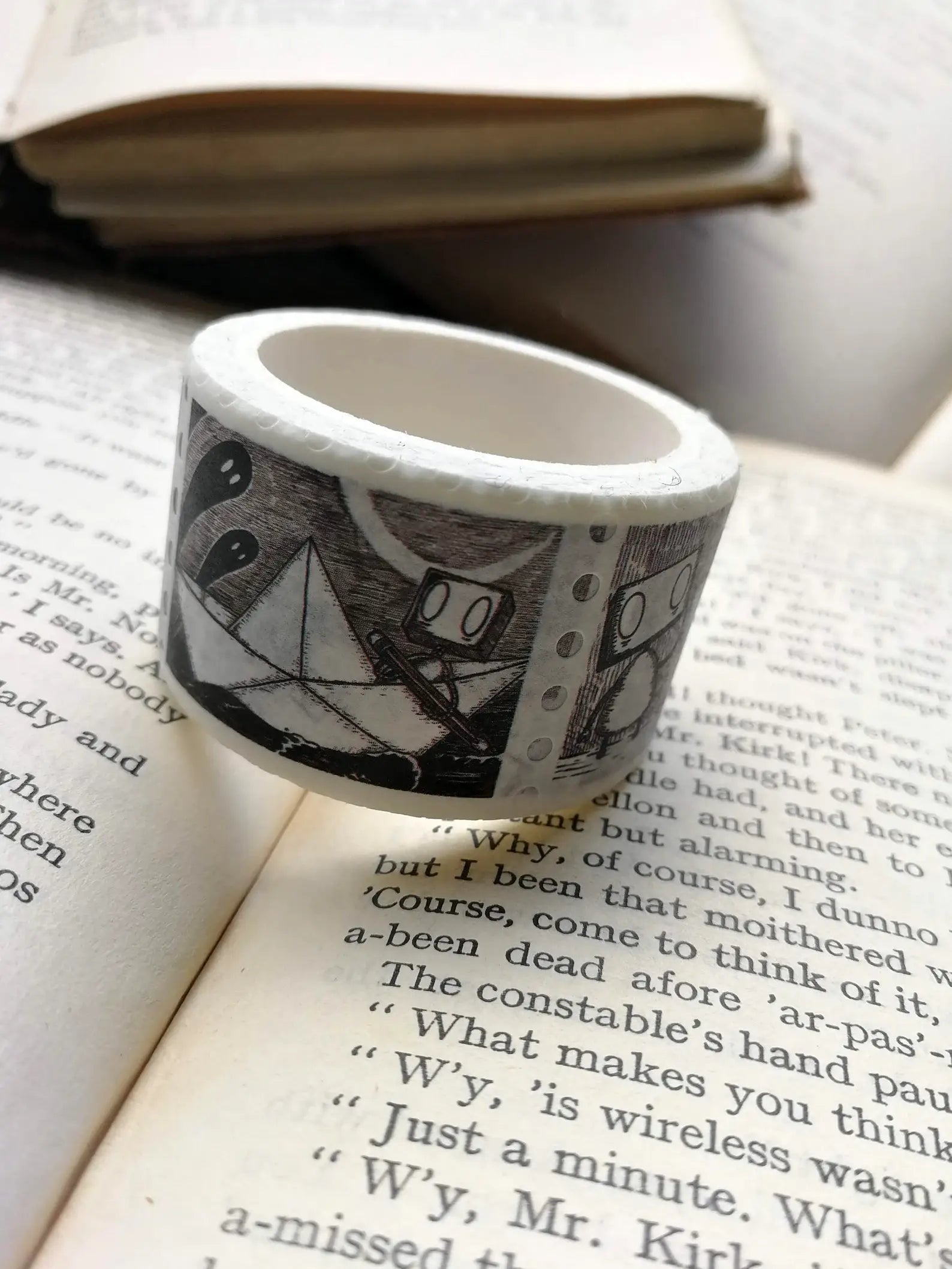 Robot Stamps Washi Tape - Landscape Format by Jon Turner | Papertail Fox