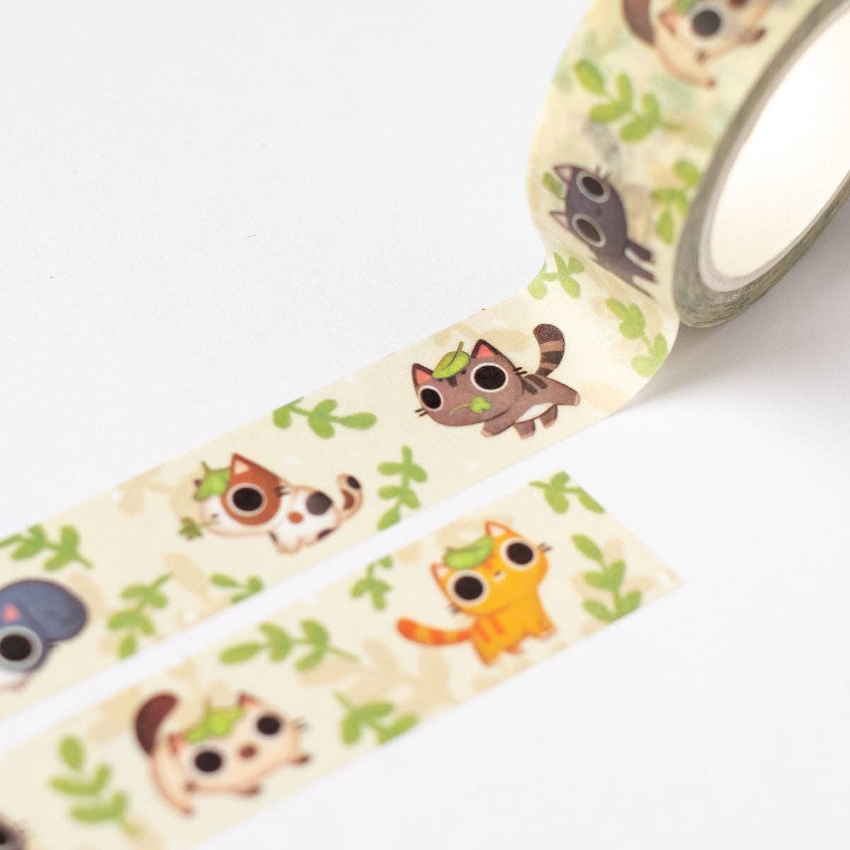 Plant Kitties Washi Tape | Birdie Tam