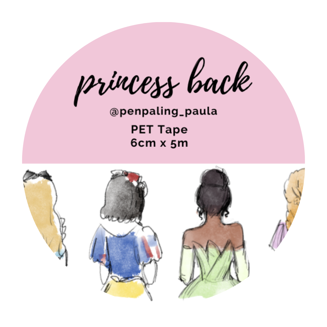 Penpaling Paula: Princess Back - Pet Tape Pre Cut