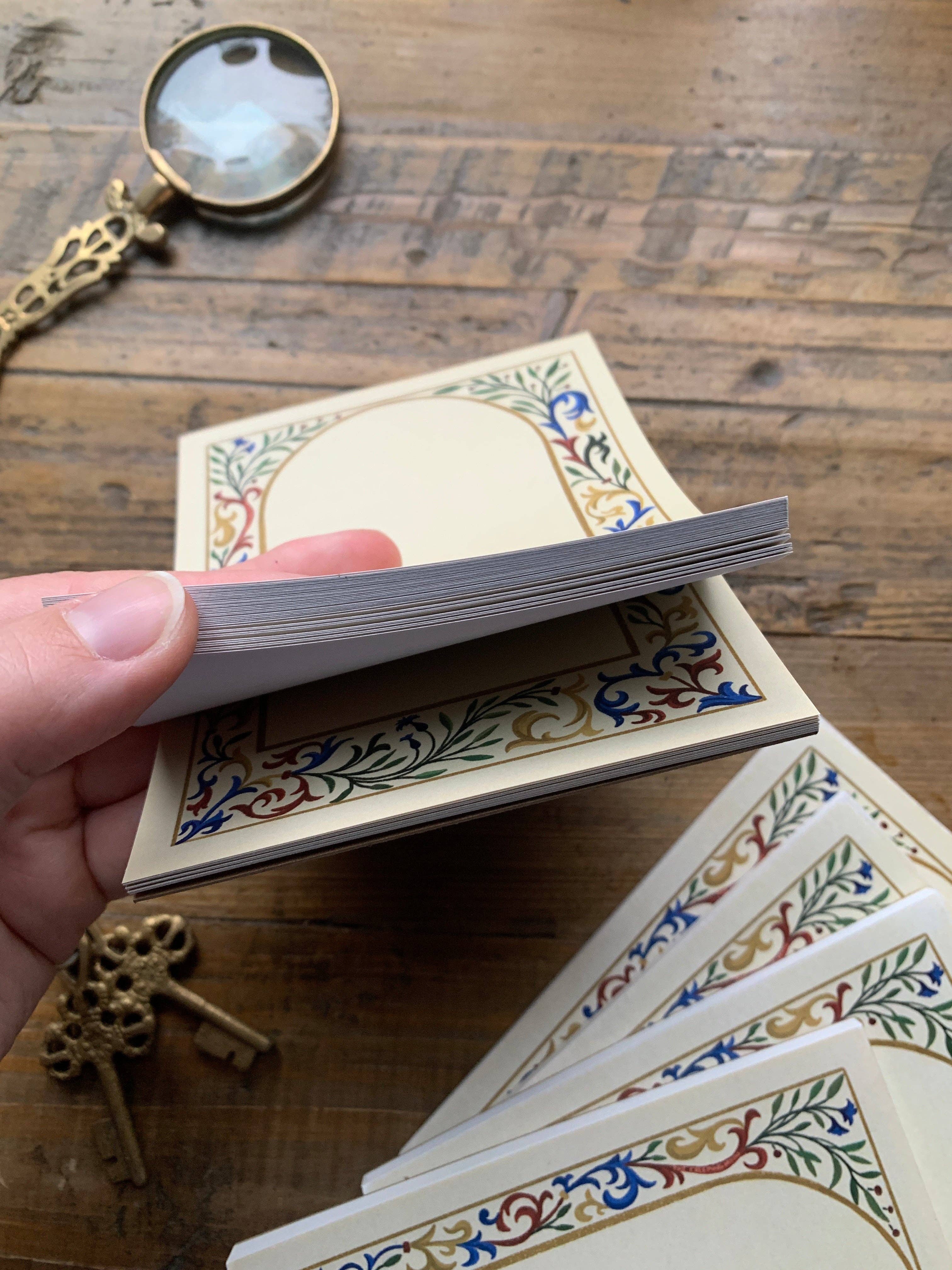 Medieval Border Notepad | The Creeping Moon