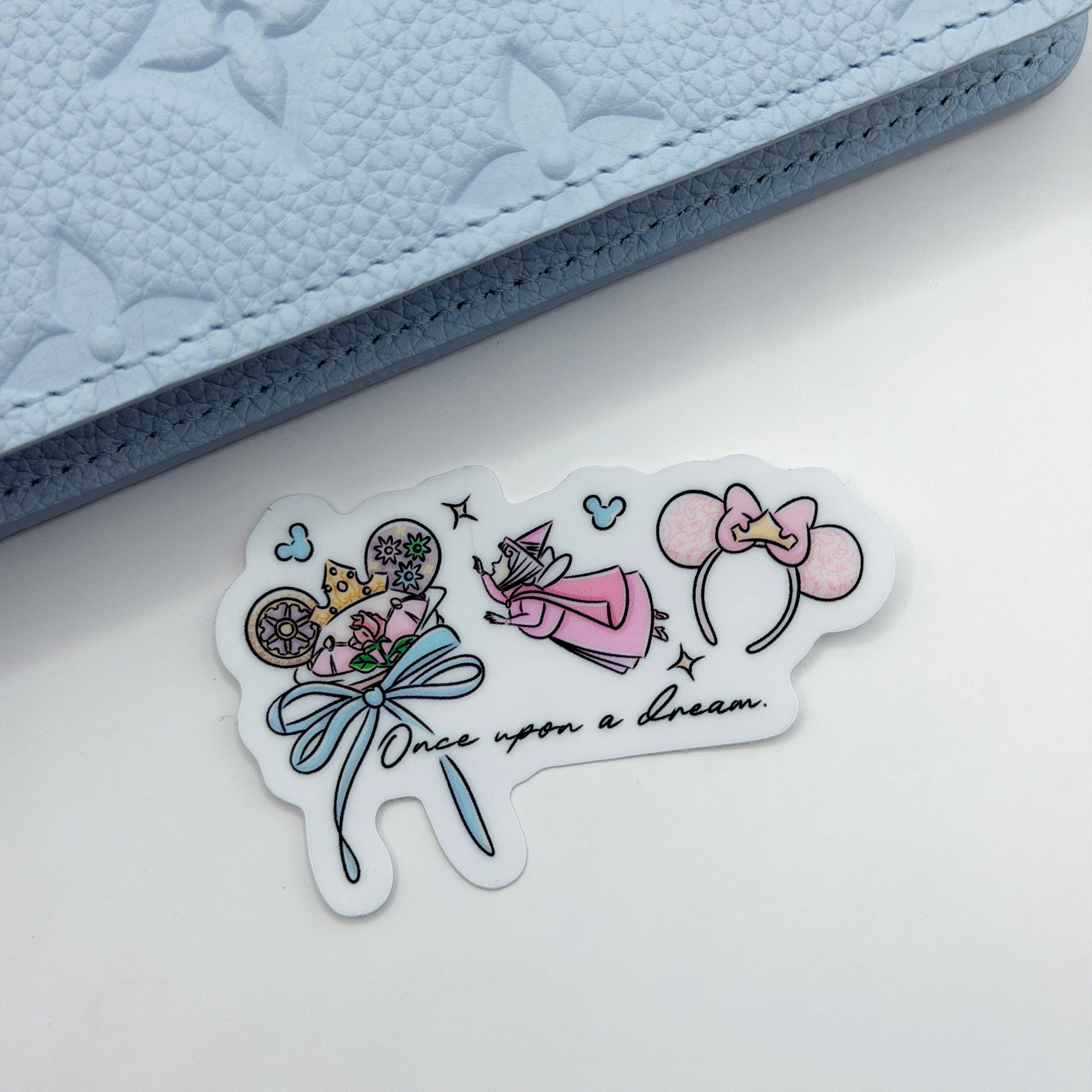 Upon A Dream Ears Vinyl Die Cut Sticker | Planner Monkey Co