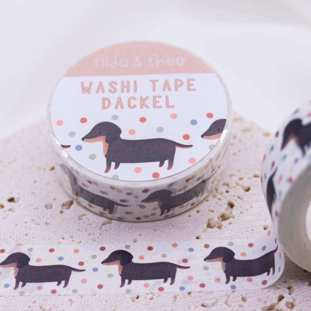 Dachshunds Washi Tape | Tilda & Theo