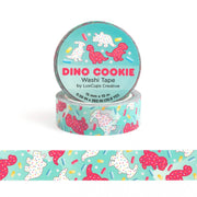 Dino Cookie Washi Tape by LuxCups Creative | Papertail Fox