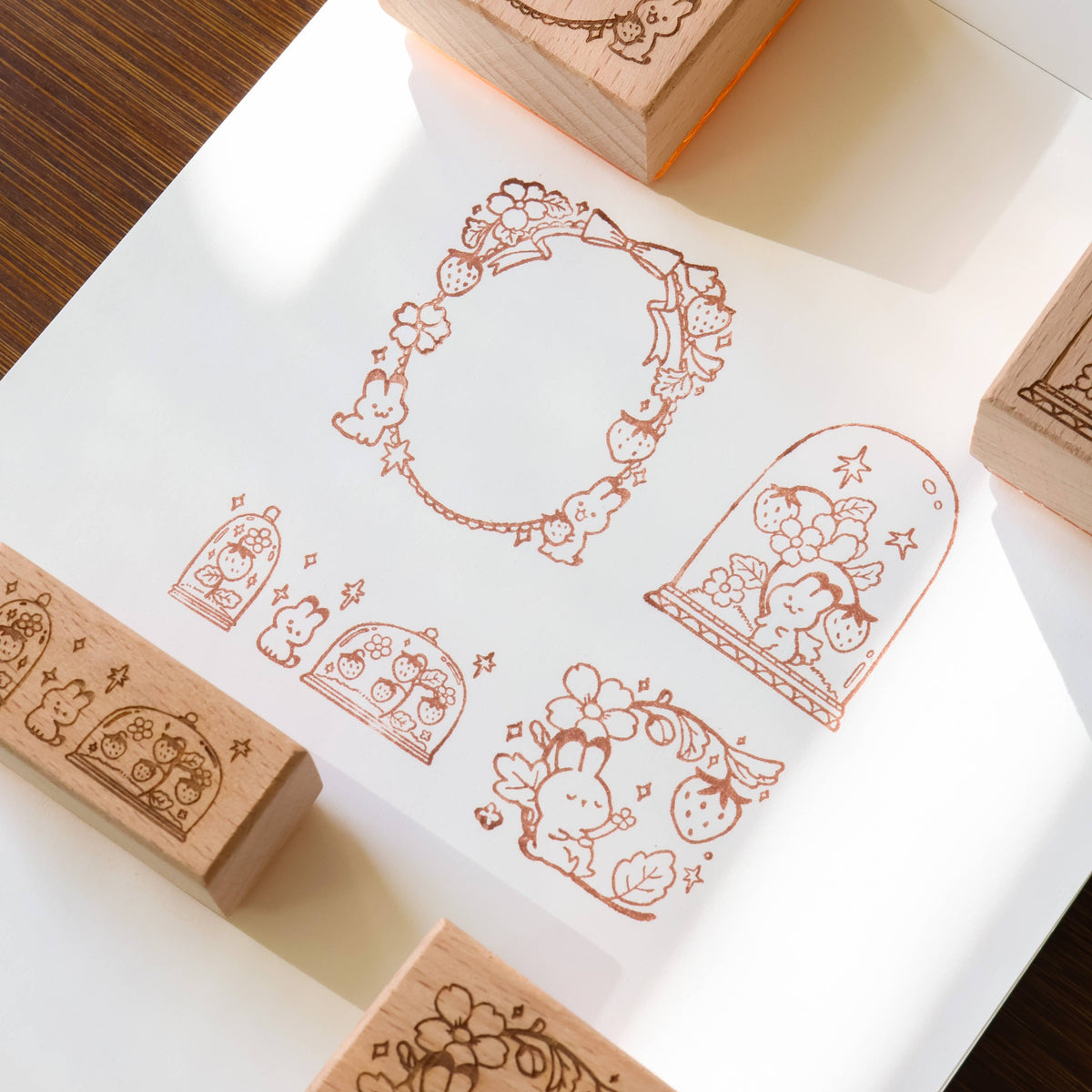 Strawberry Bunny Mystery Stamp Tin | Thousand Skies