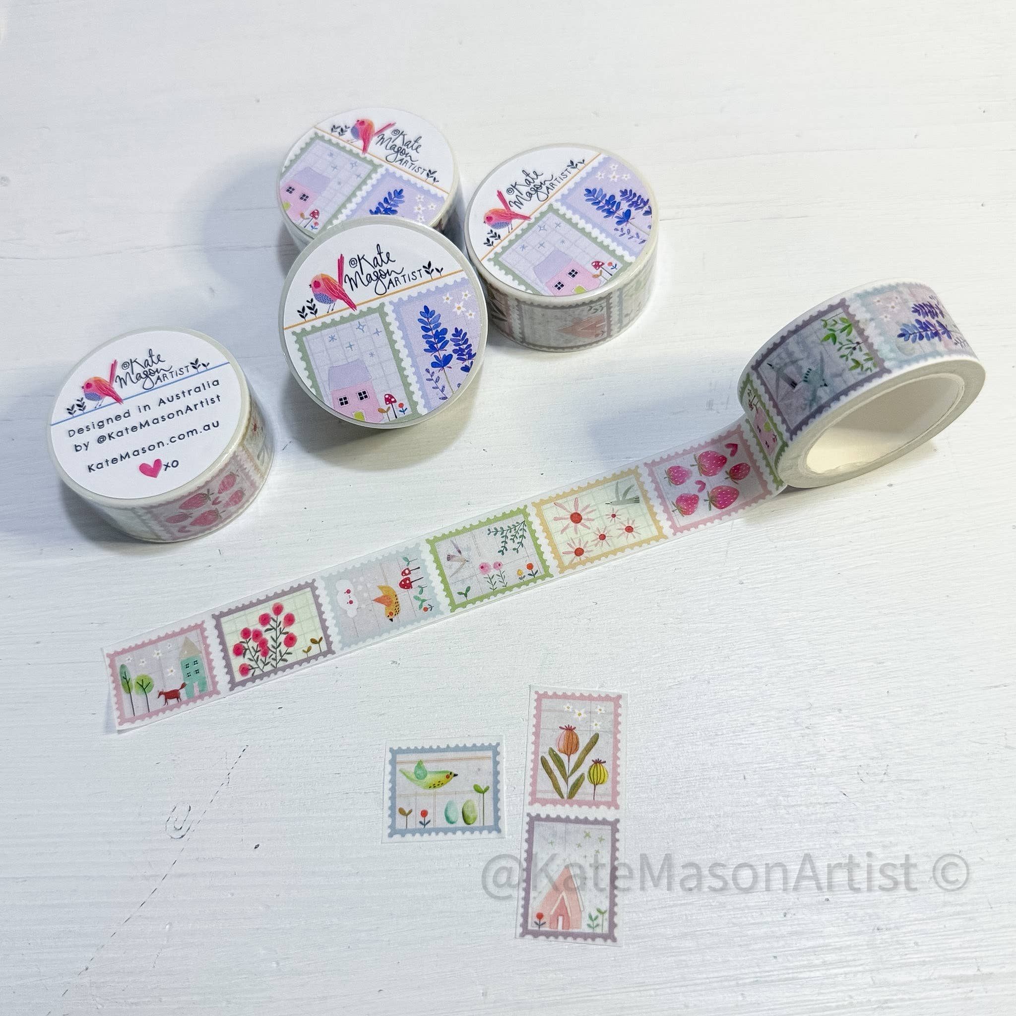 Little Stamps Washi Tape | Kate Mason Artist