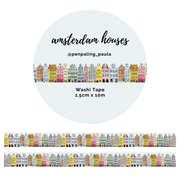 Amsterdam Houses Washi Tape | Penpaling Paula