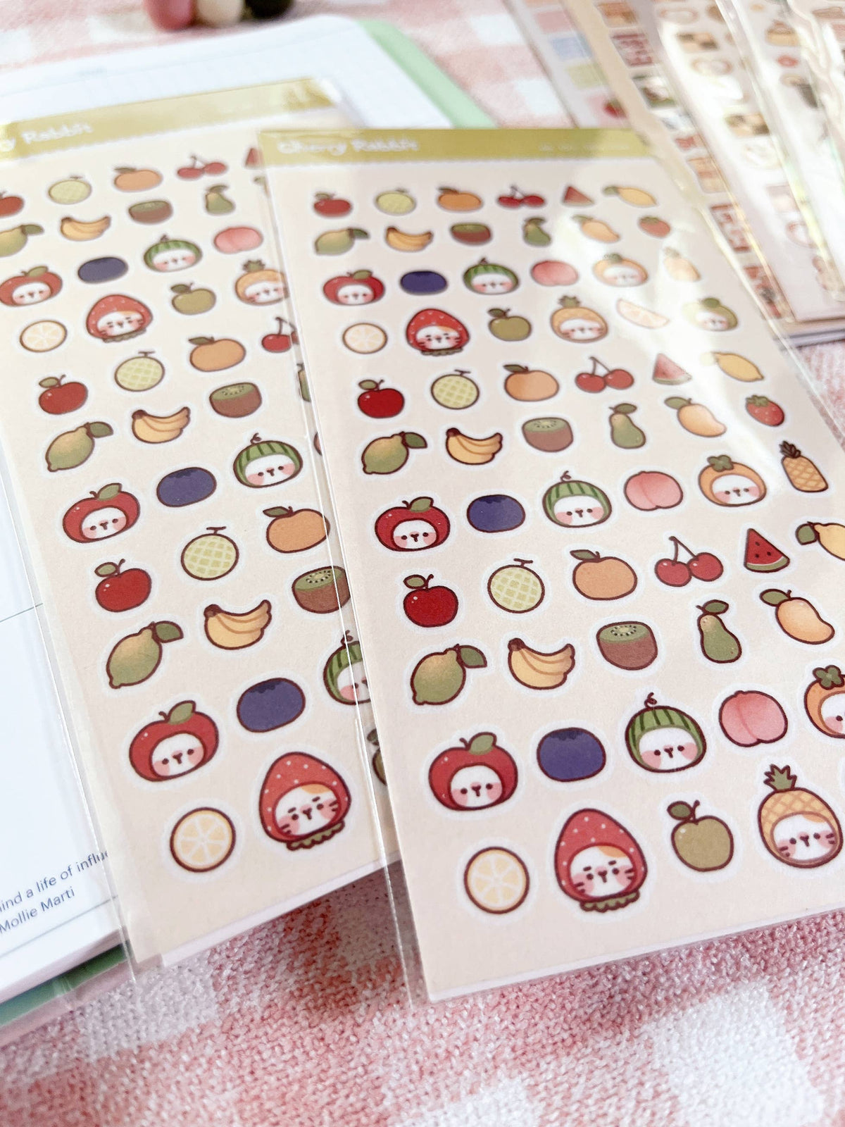 Little Fruits Sticker Sheet no.151 by Cherry Rabbit | Papertail Fox