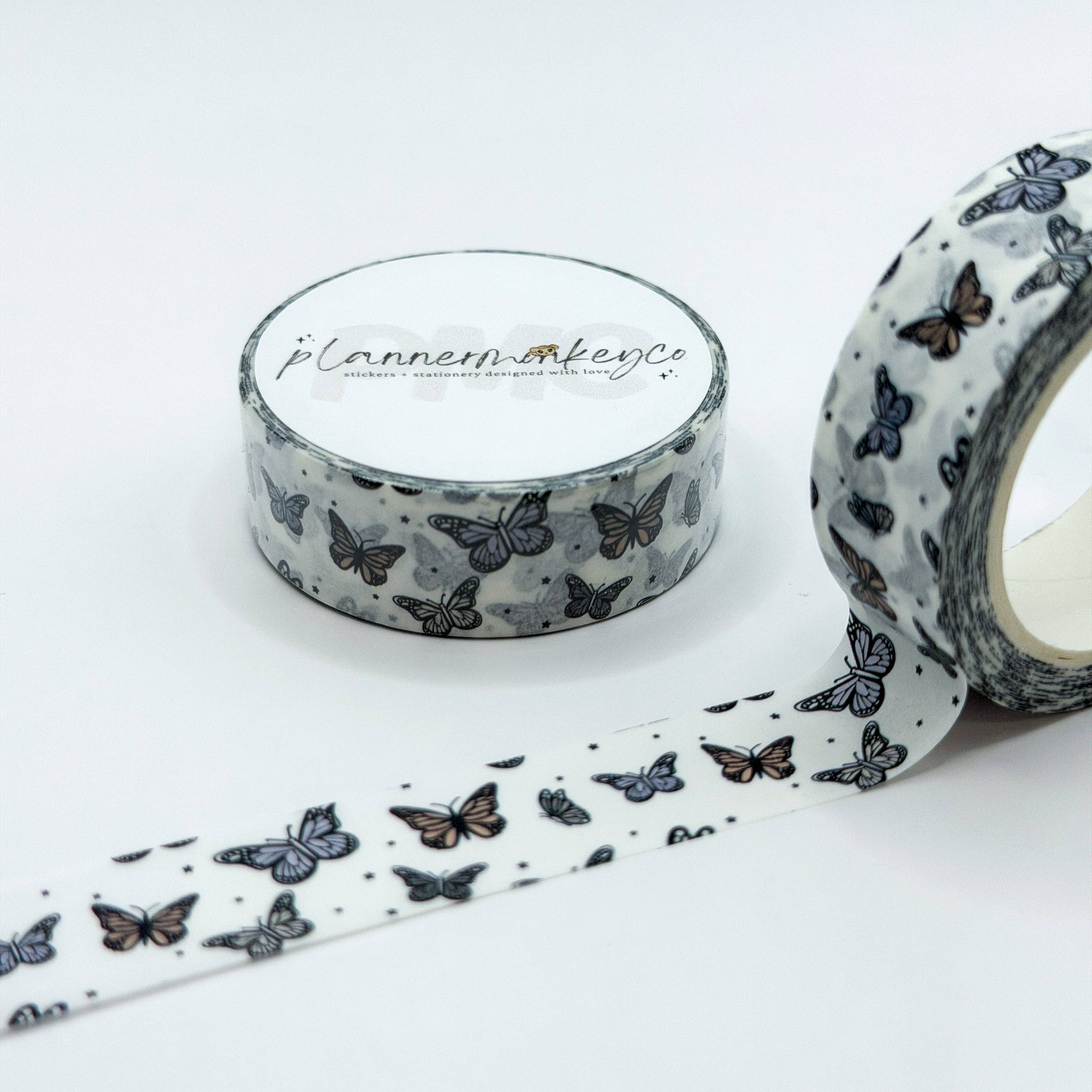 Flutter & Shine Butterfly Washi Tape | Planner Monkey Co