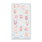 Sparkly Foxy Friends Sticker Sheet by Stickii | Papertail Fox