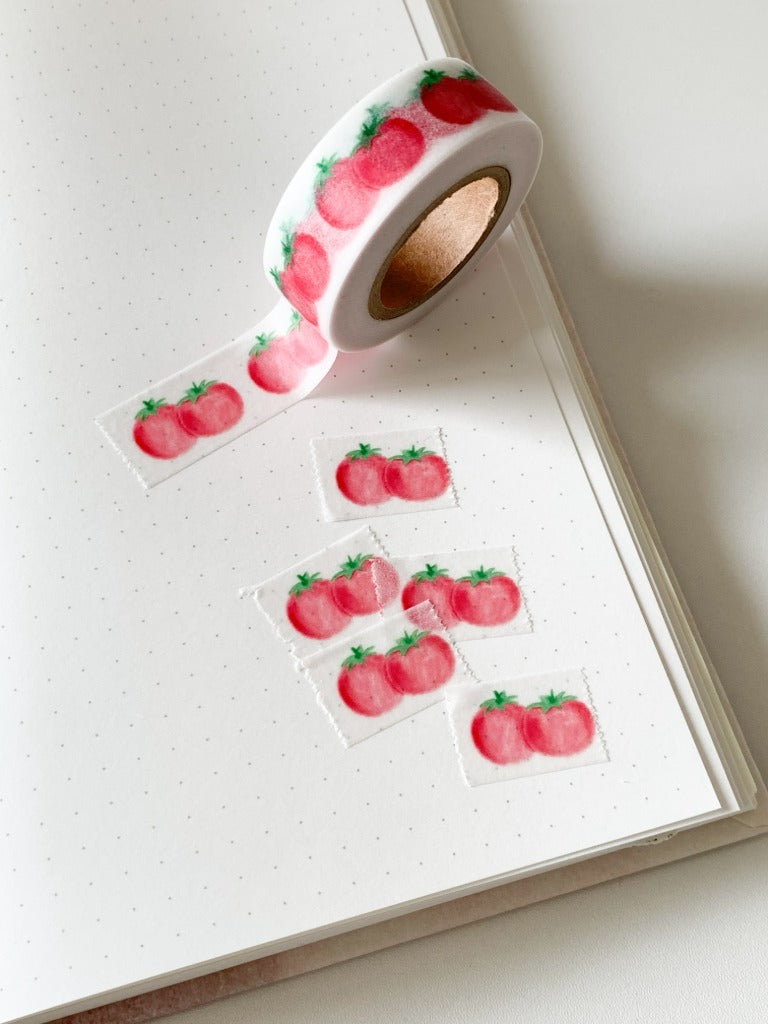 Tomato Washi Tape by PoPo Factory | Papertail Fox