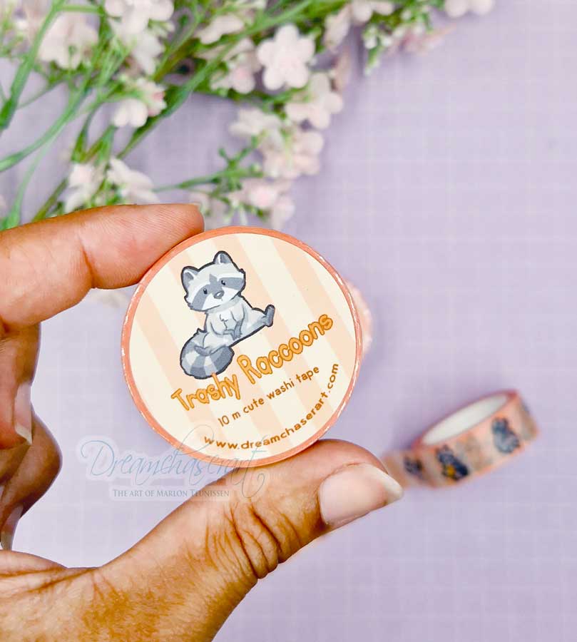 Trashy Raccoons Washi Tape