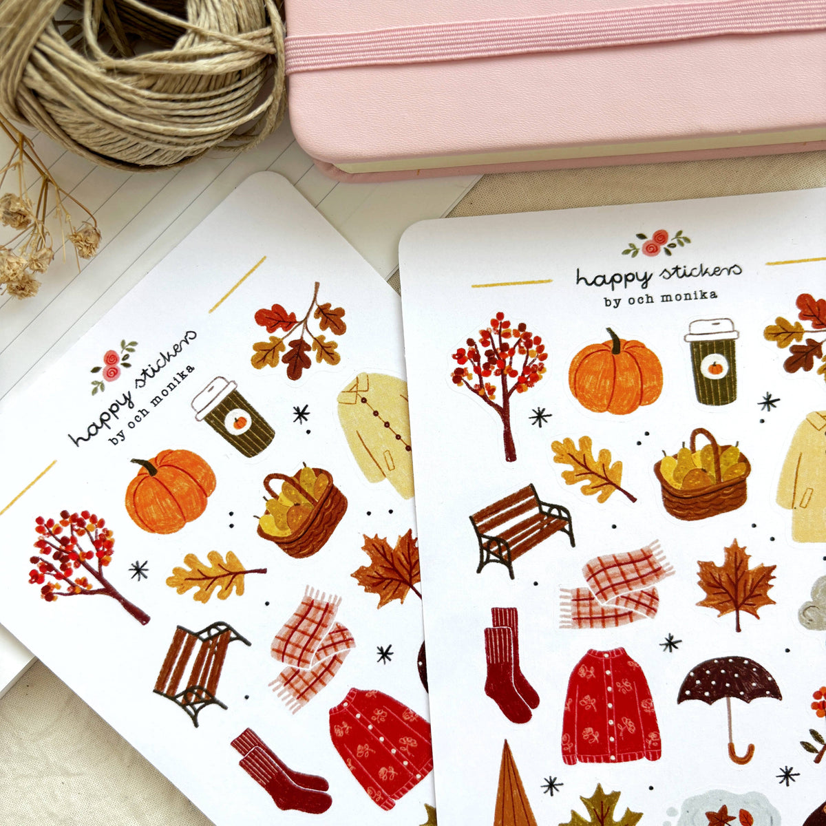 Autumn Walk Sticker Sheet | Och Monika