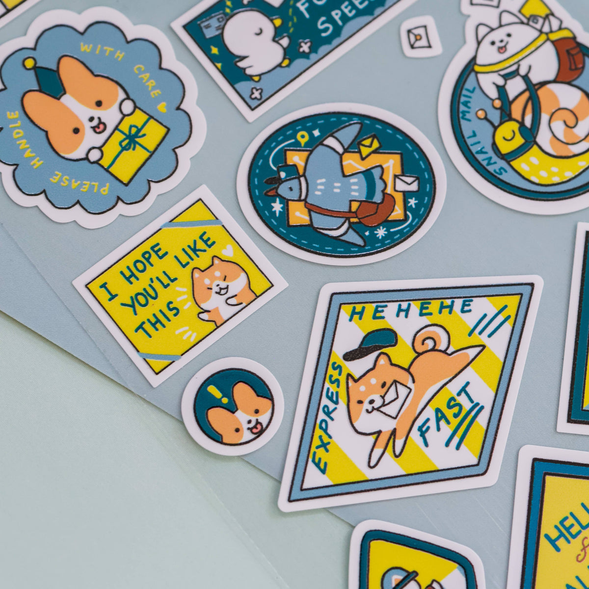 Delivery Service Clear Sticker Sheet | Thousand Skies