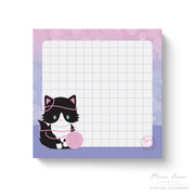 Tuxedo Cat Yarn Sticky Notes