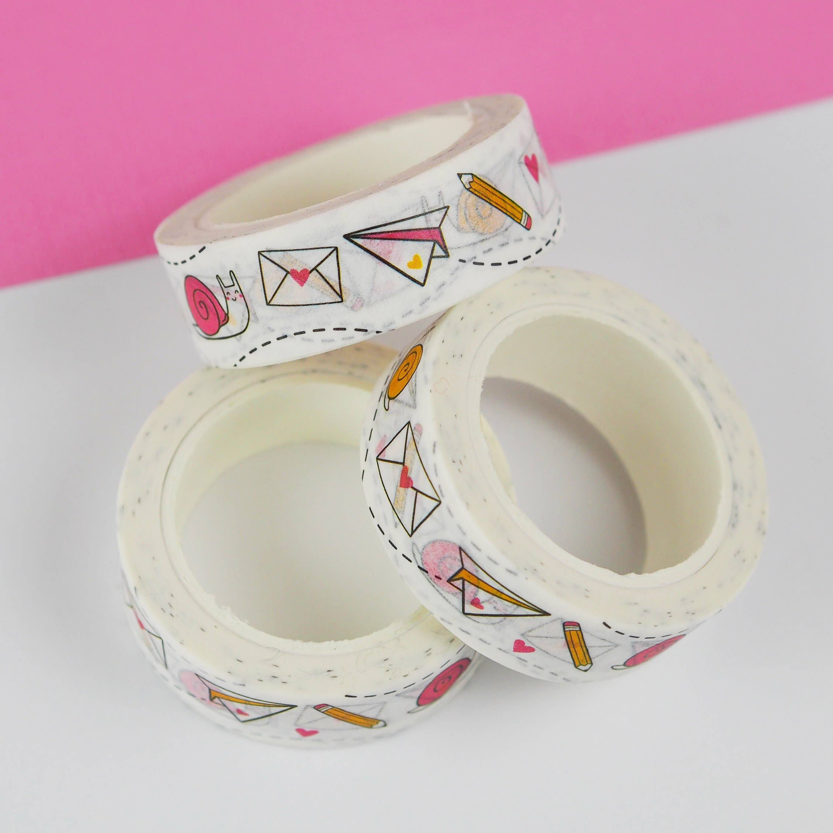 Snail Mail Stationery Washi Tape | Nutmeg and Arlo