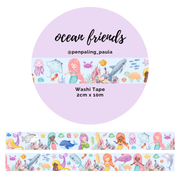 Penpaling Paula: Ocean Friends - Washi Tape