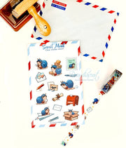 Snail Mail Clear Sticker Sheet by Dreamchaserart | Papertail Fox