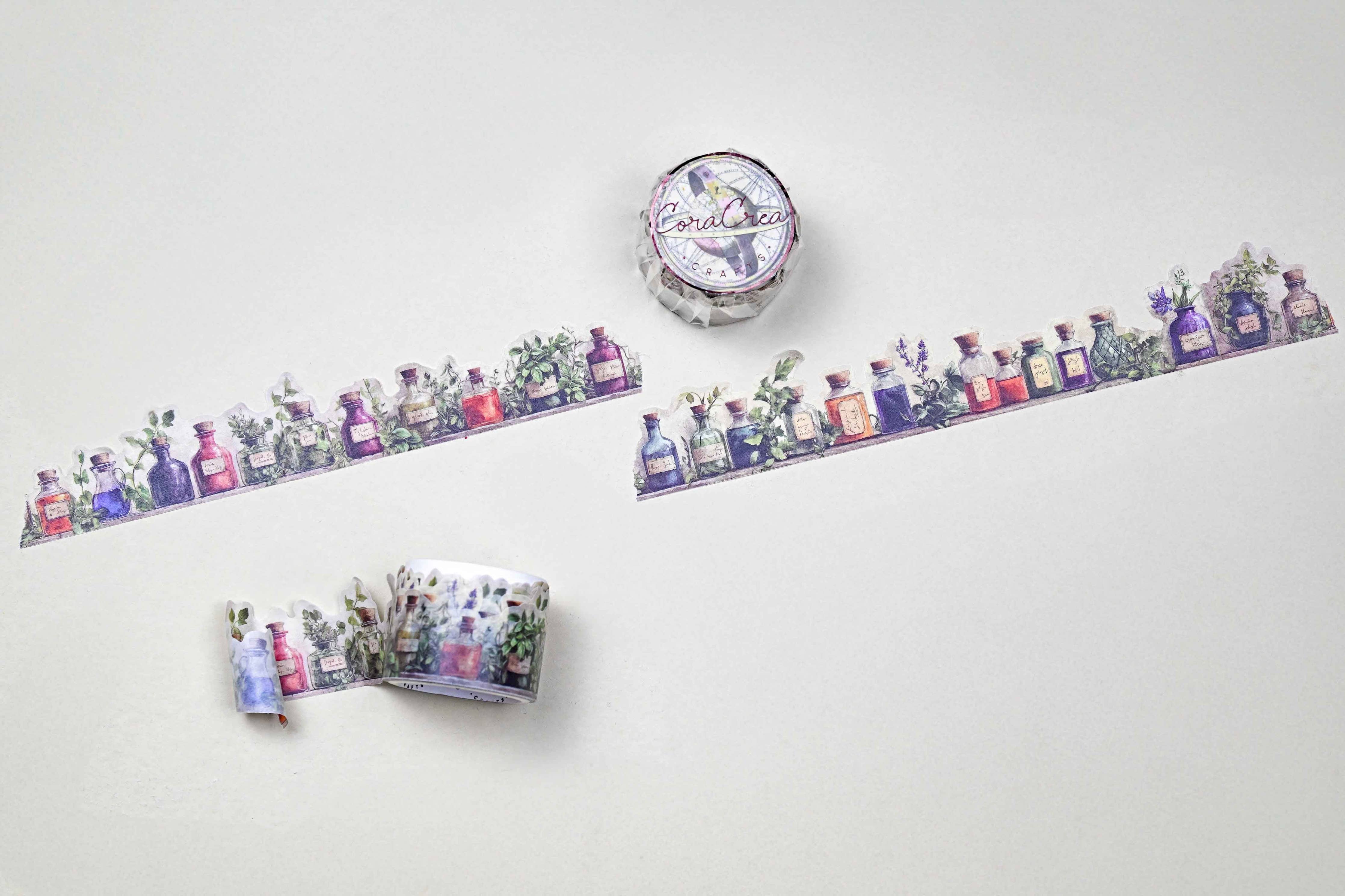 Potions Cutout Washi Tape | CoraCreaCrafts