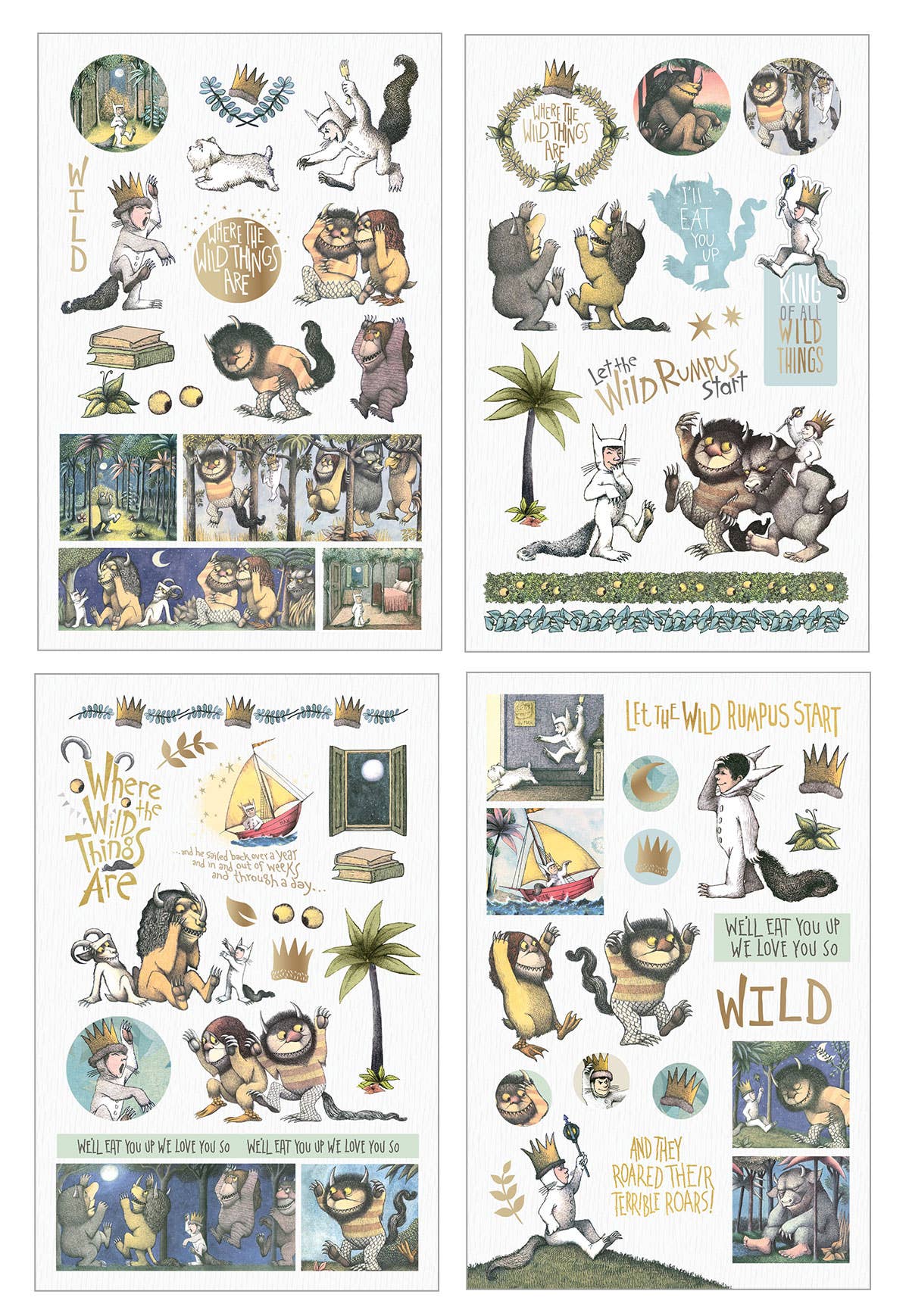 Where the Wild Things Are Sticker Pack