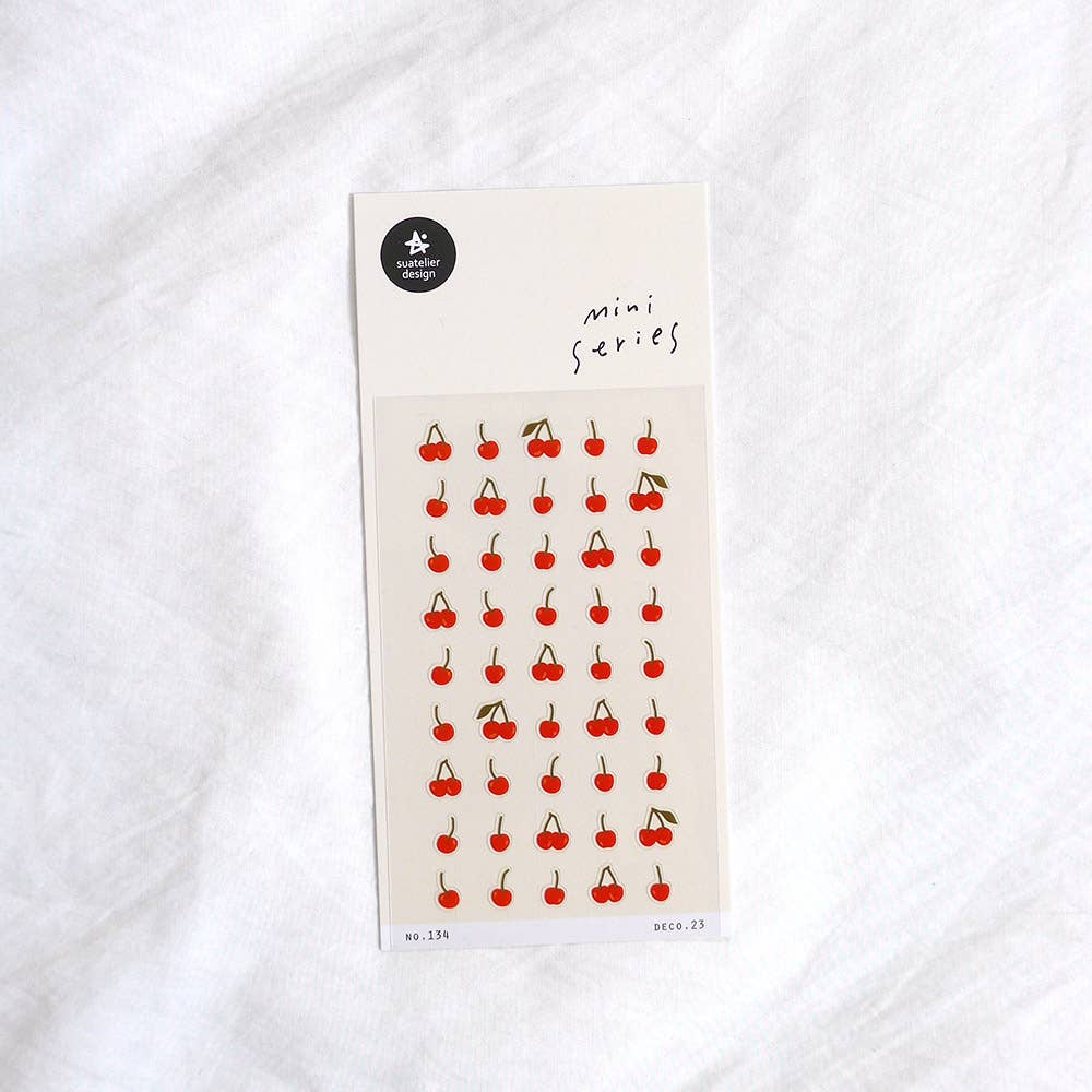 Cherry Pop Mini Sticker Sheet by Suatelier