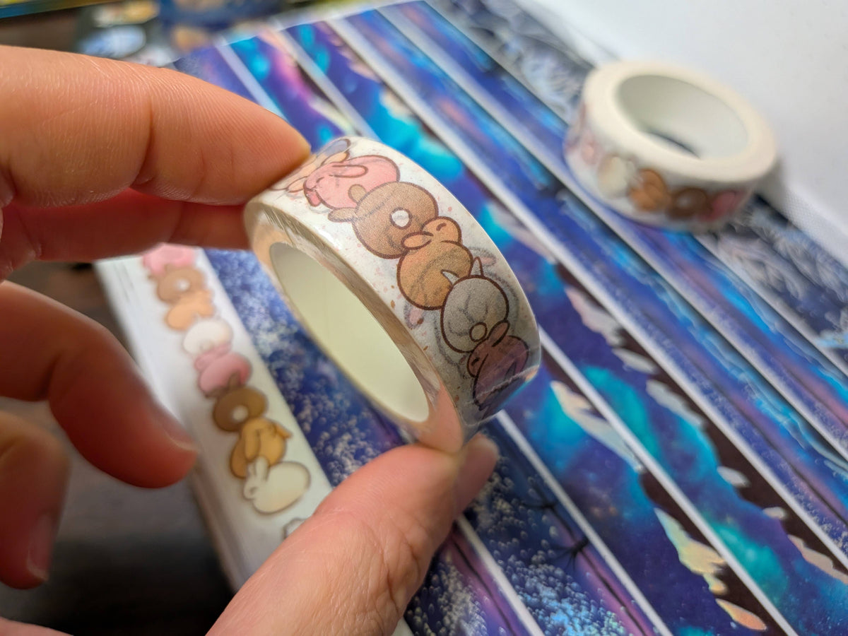 Bunny Stack Washi Tape | Adrian Sloth Art