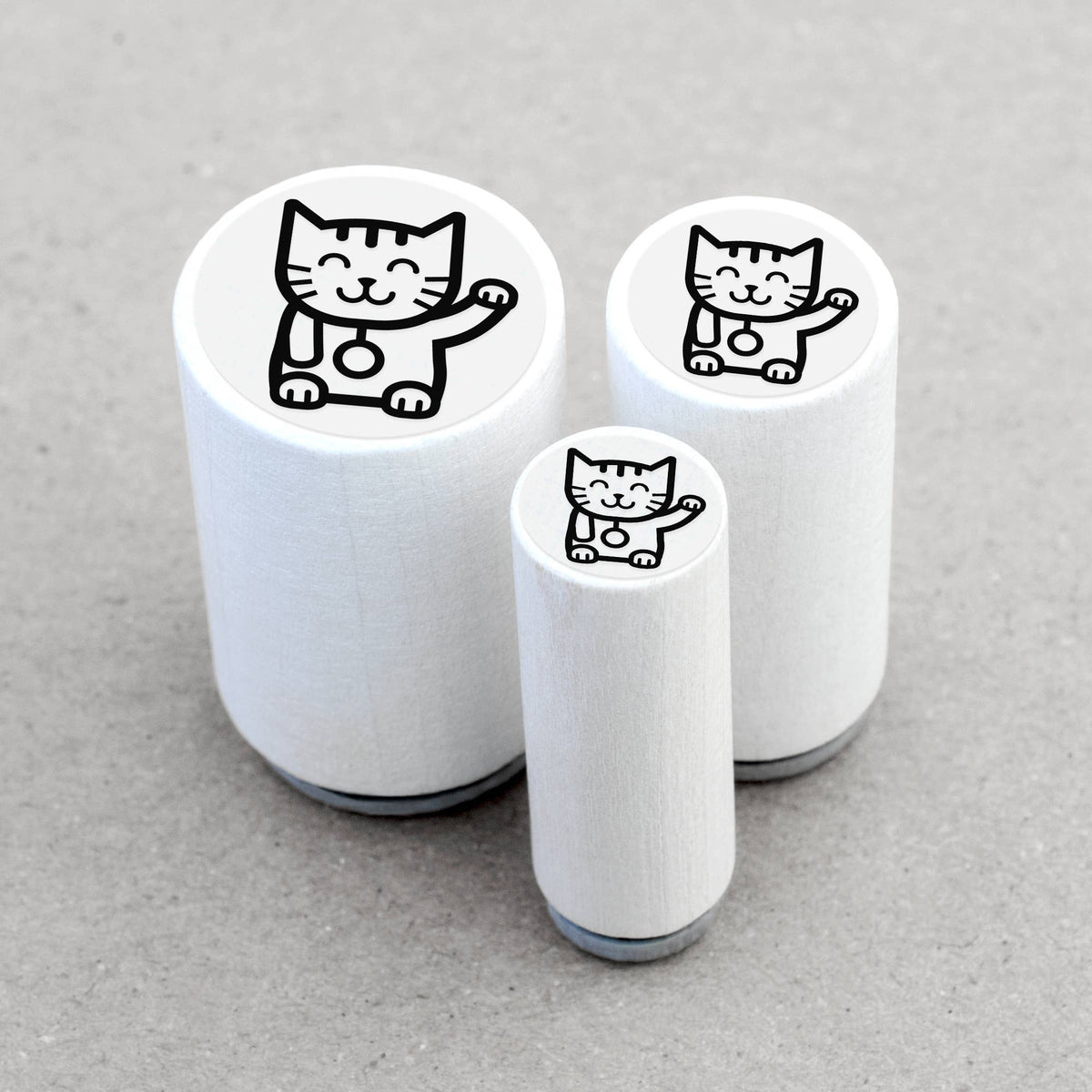 Lucky Cat Mini Stamp | Merry & Bright