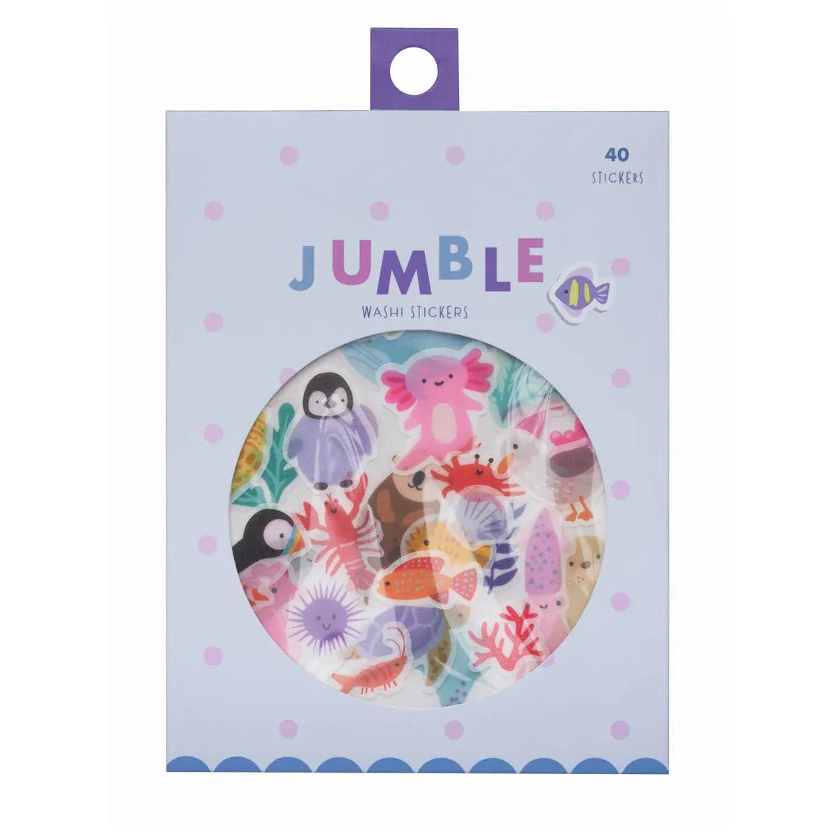 Ocean Wonders Jumble Washi Flake Stickers by Girl of All Work | Papertail Fox
