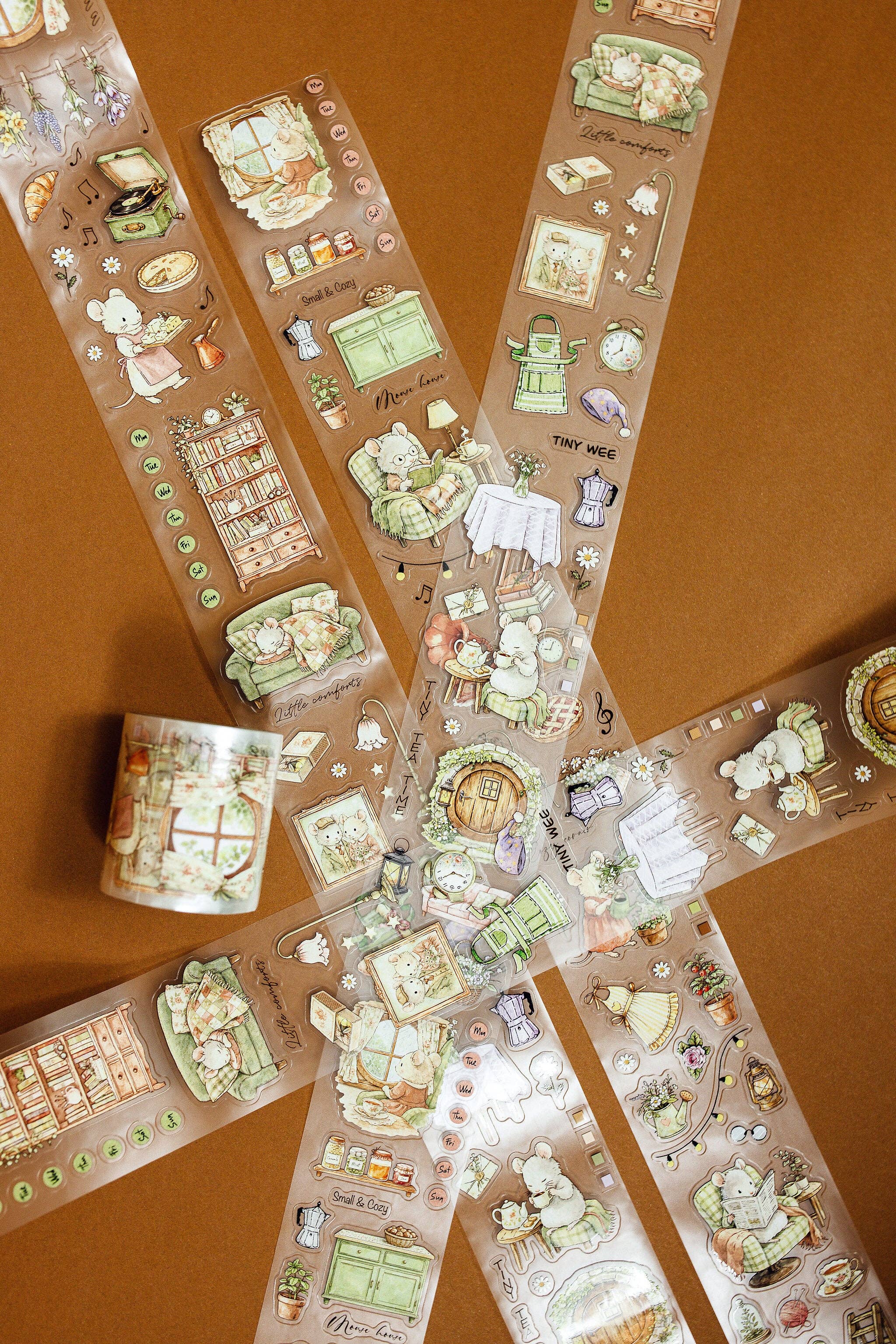 In a Cozy House Transparent Tape | CoraCreaCrafts