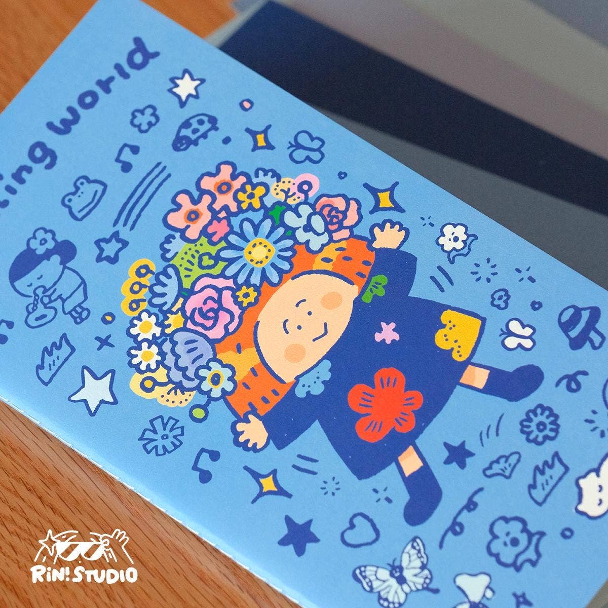 Dazzling World Traveler's Notebook Insert | RiN! Studio