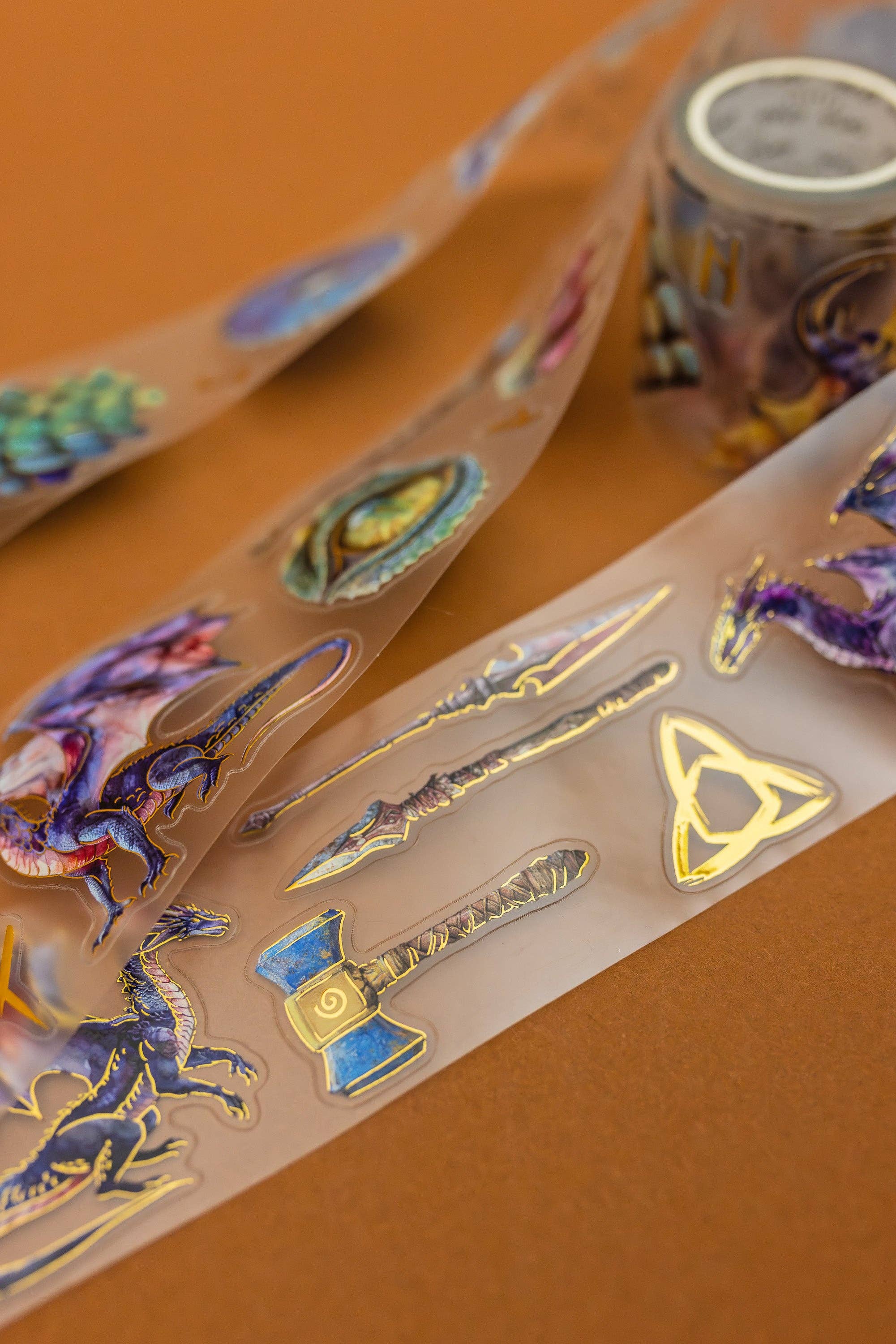 Dragons Transparent Tape | CoraCreaCrafts