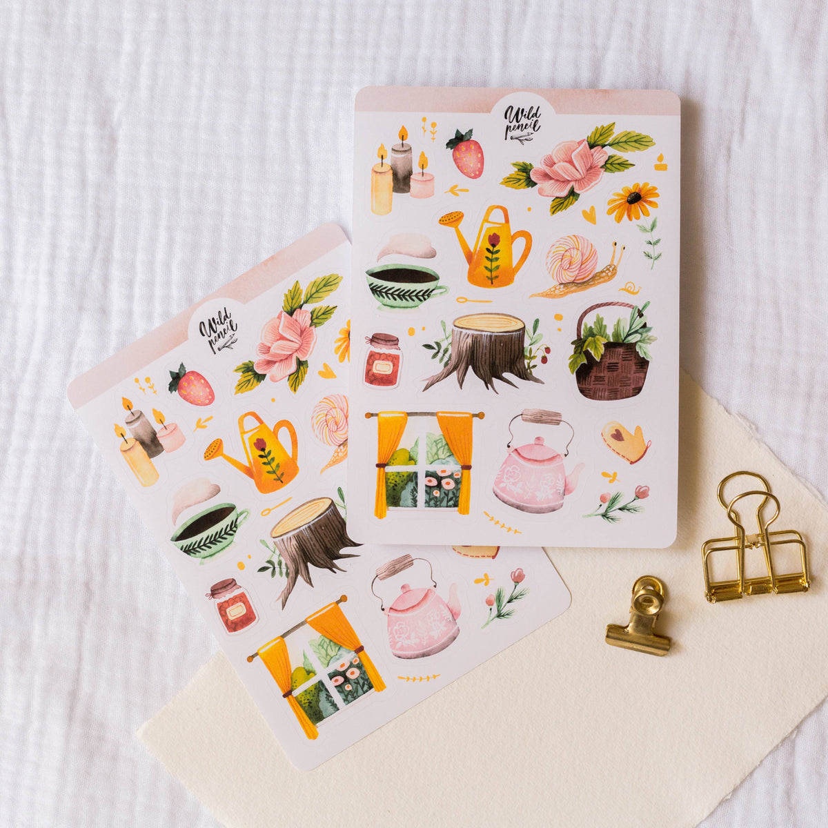 At Grandma's Sticker Sheet | Wild Pencil Studio