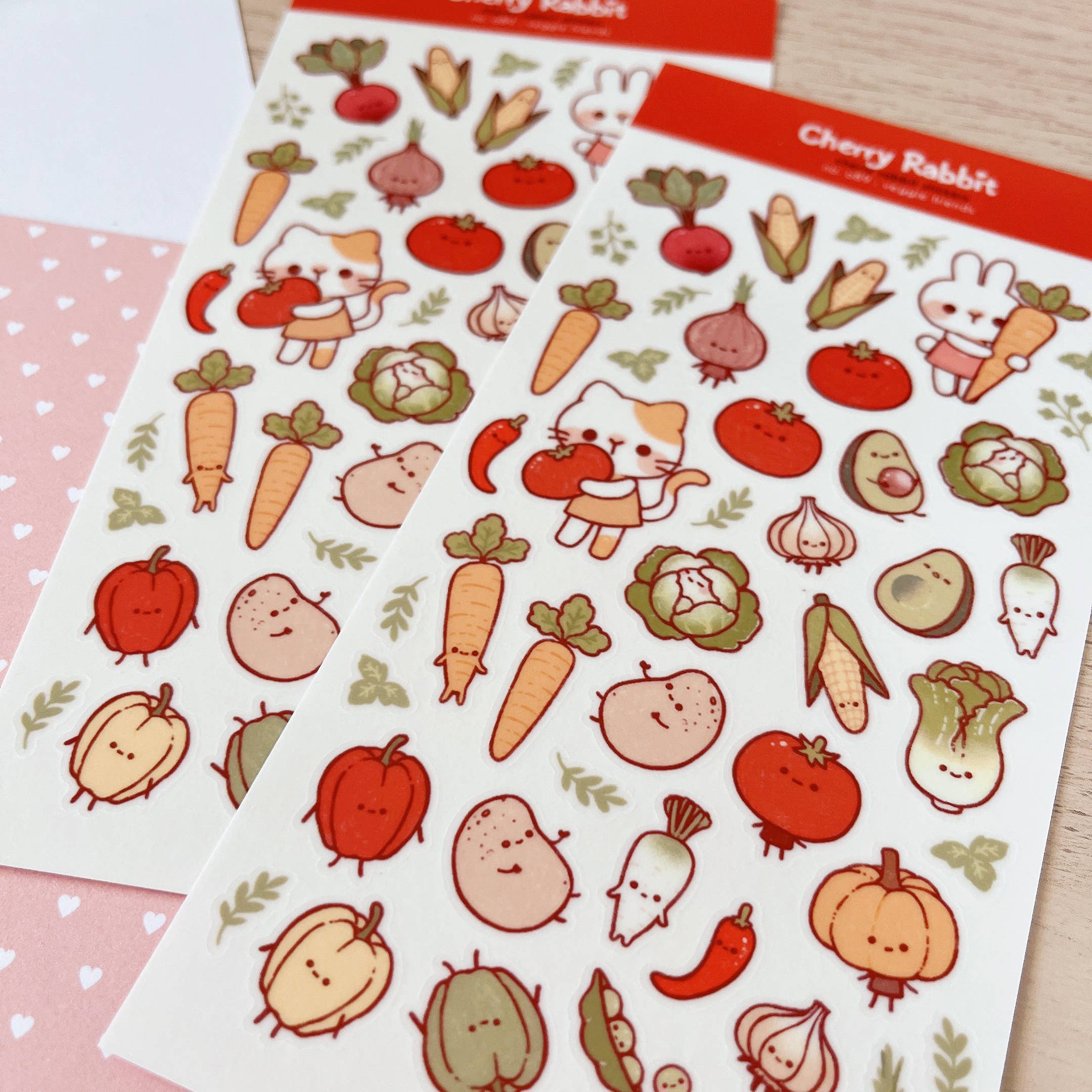 Veggie Friends Sticker Sheet no.089