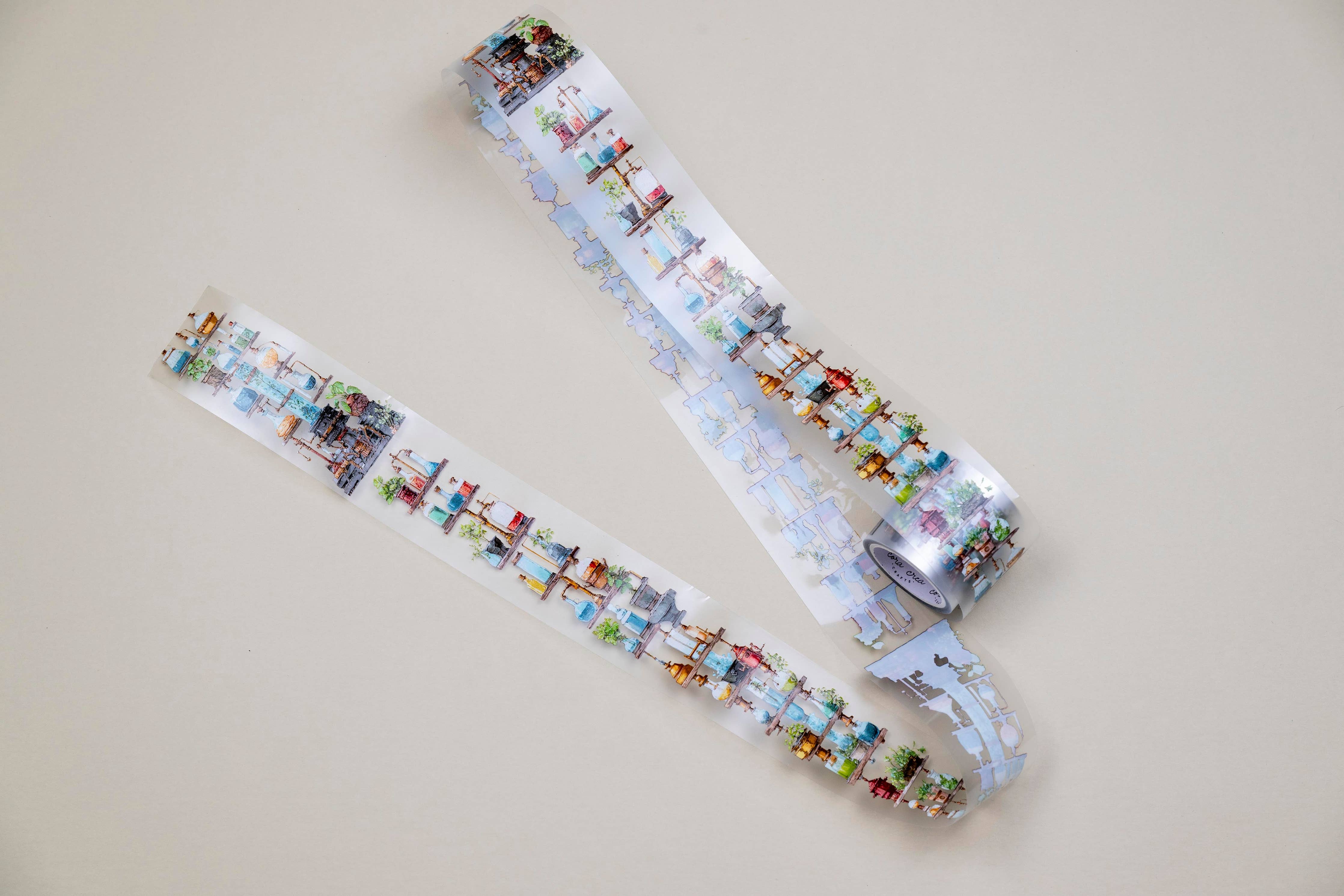 The Alchemist's Shelf Transparent Tape | CoraCreaCrafts