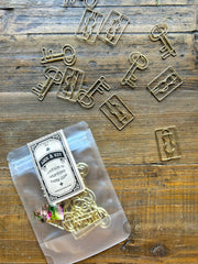 Lock and Key Paper Clip Set by The Creeping Moon | Papertail Fox