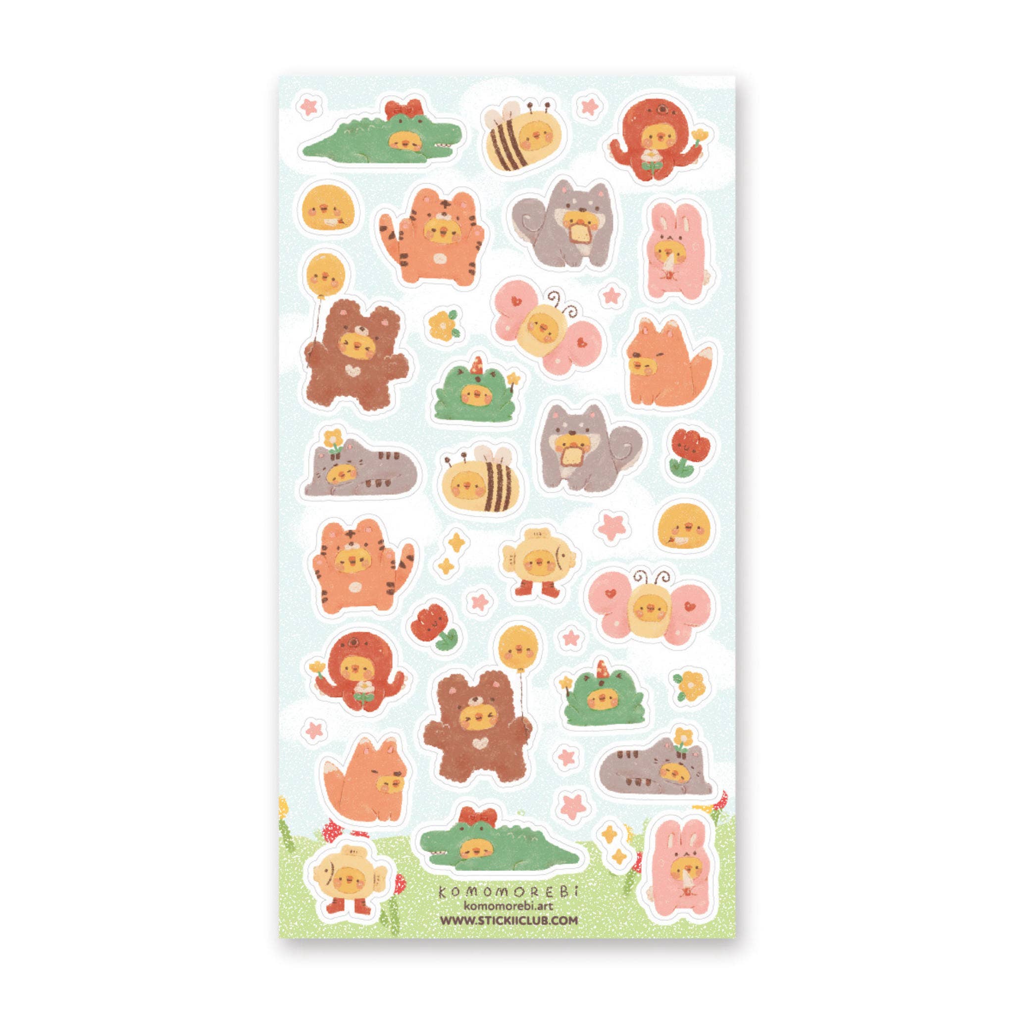 Ducks in Disguise Sticker Sheet by Stickii | Papertail Fox