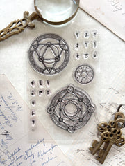 Arcane Sigils Clear Stamp Set by The Creeping Moon | Papertail Fox