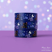 Floral Tortie Cat Holo Foil Washi Tape by Meow Amor Creative | Papertail Fox