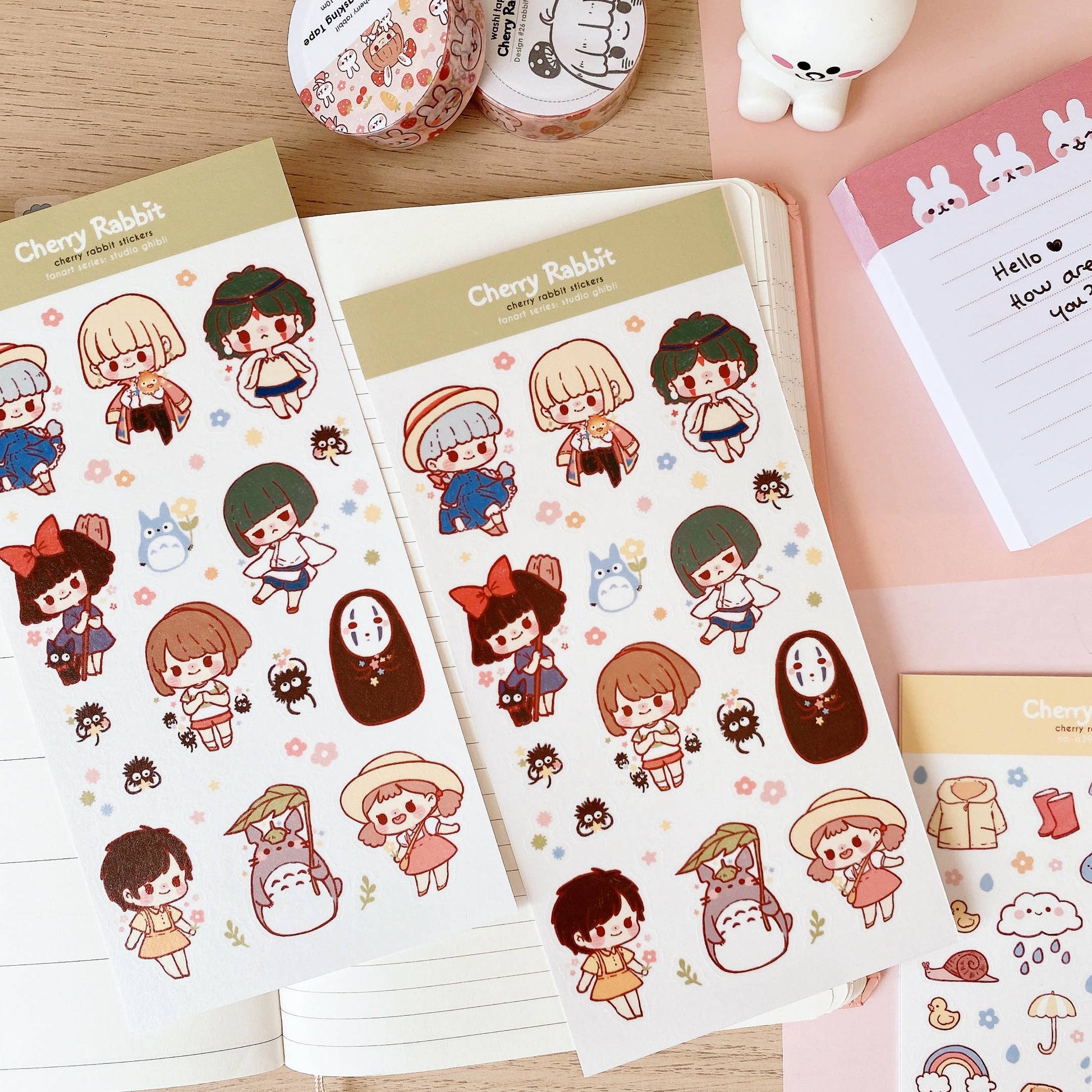 Studio Ghibli Sticker Sheet by Cherry Rabbit | Papertail Fox