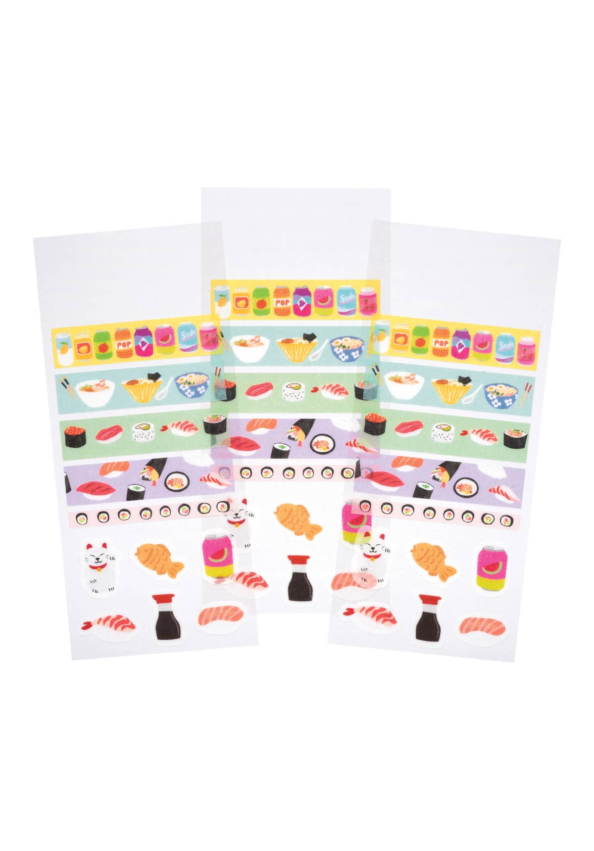Asian Foods Washi Stickers by Girl of All Work | Papertail Fox