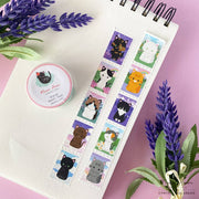 Cat Skies Stamp Washi Tape by Meow Amor Creative | Papertail Fox