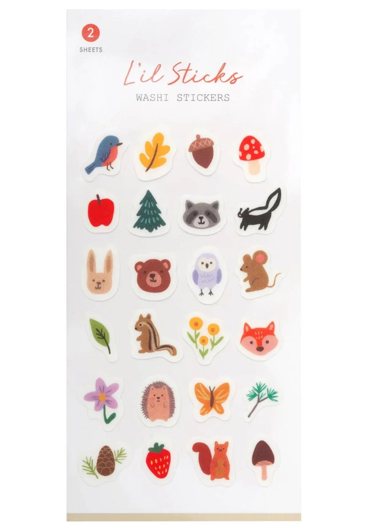 Forest Fun L’il Sticks Washi Stickers by Girl of All Work | Papertail Fox
