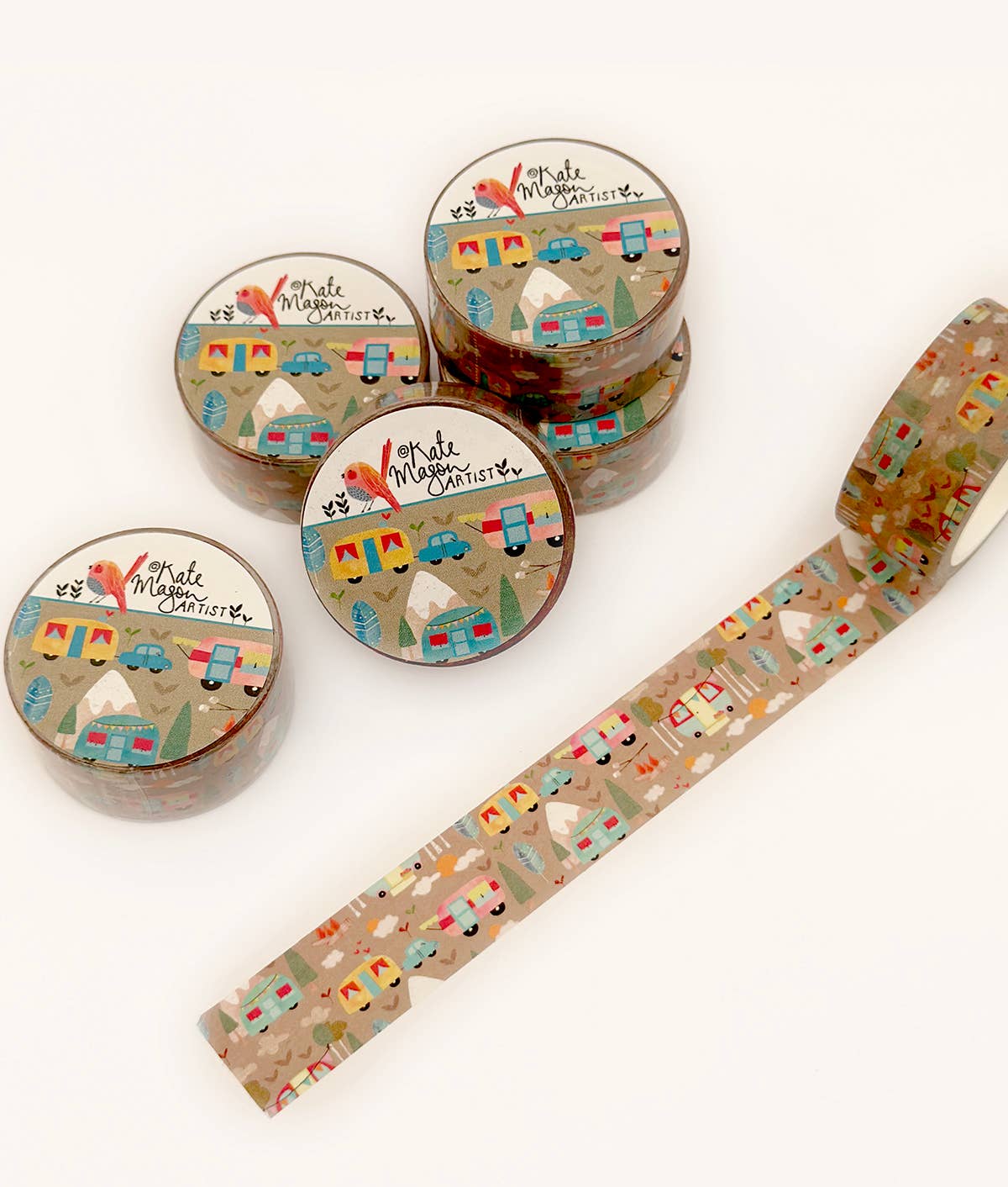 Caravans Washi Tape | Kate Mason Artist