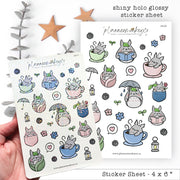 Cozy Tales Sticker Sheet | Plannermonkeyco - Papertail Fox