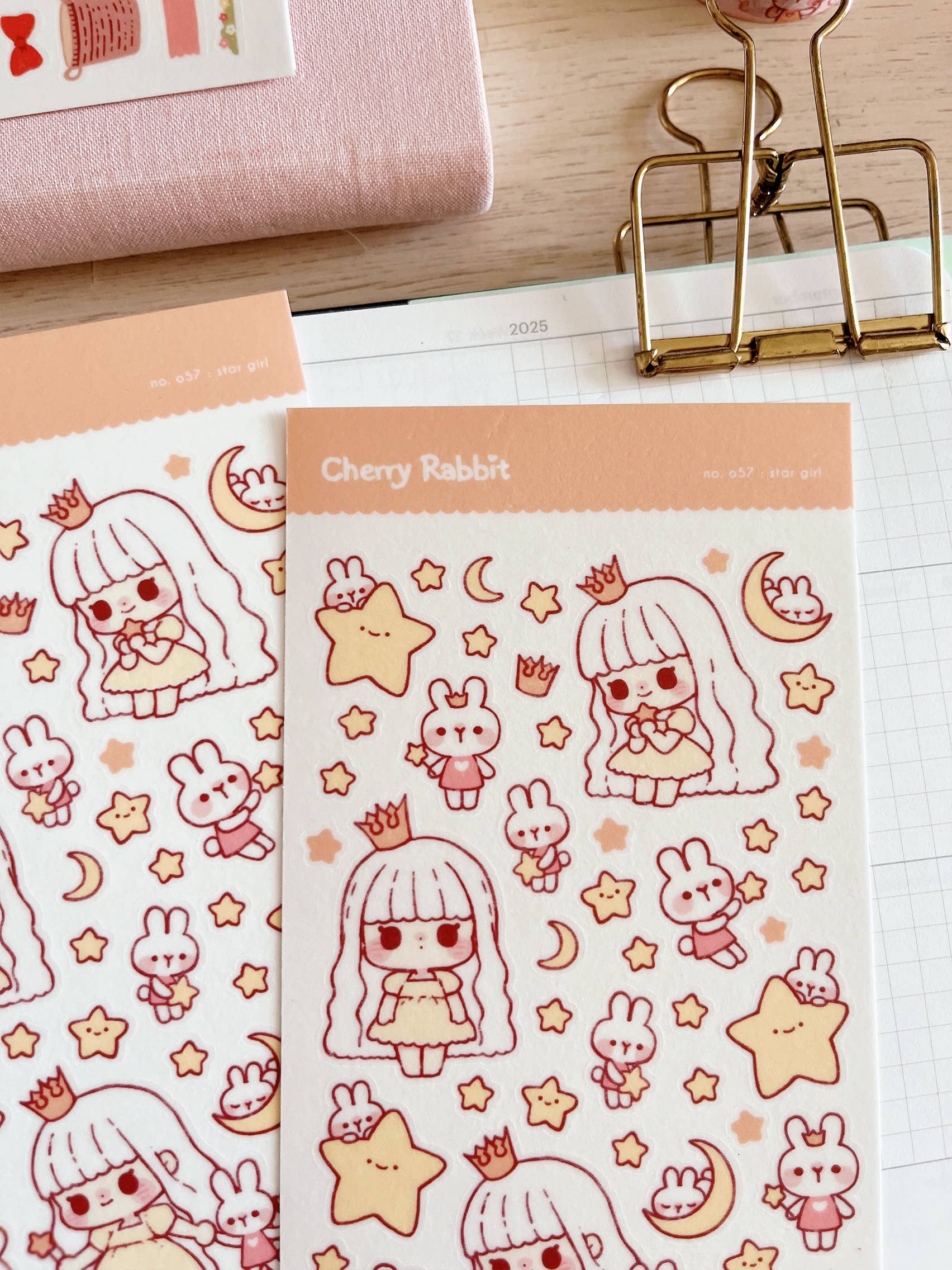 Star Girl Sticker Sheet no.057