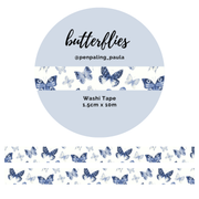 Butterflies Washi Tape by Penpaling Paula | Papertail Fox