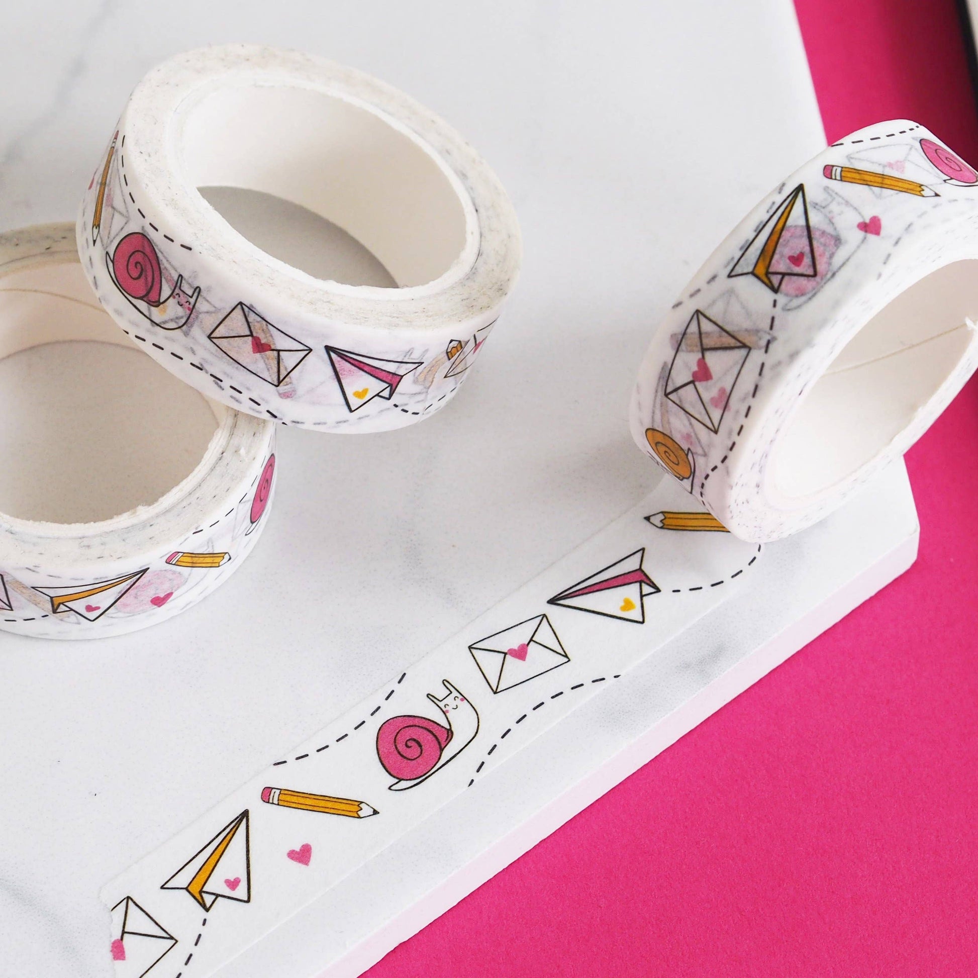 Snail Mail Stationery Washi Tape by Nutmeg and Arlo | Papertail Fox
